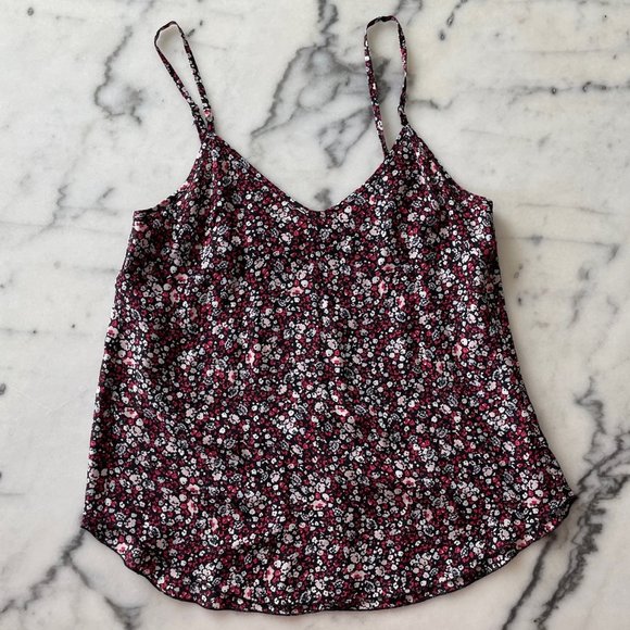 Aritzia Silk Floral Camisole - Picture 1 of 10